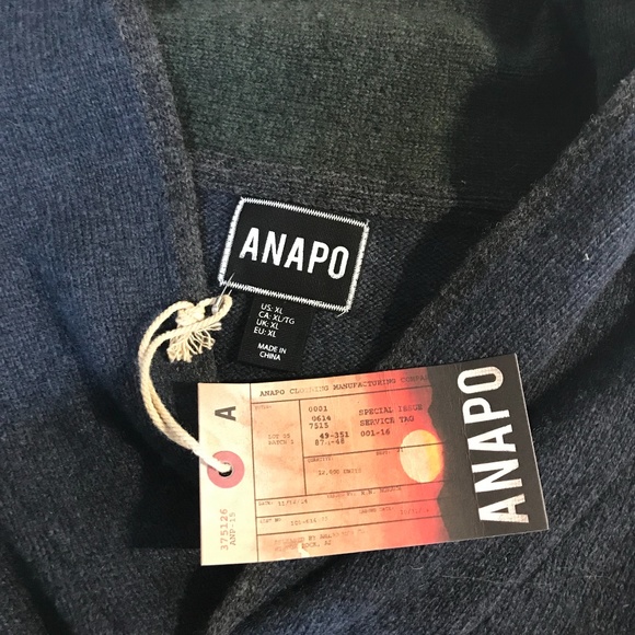 NWT ANAPO Wool Sweater XL - Picture 5 of 6